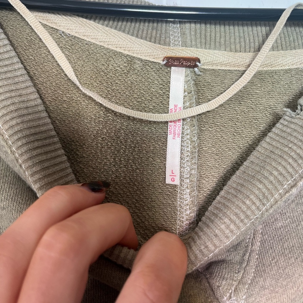 Free People Rework it & reverse it sweatshirt - Picture 5 of 7